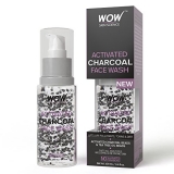 Wow Activated Charcoal Face Wash with Activated Charcoal Beads